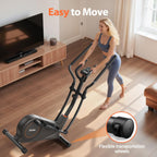 Niceday Elliptical Machine, 15.5 20IN Stride, 16 Levels, 500LB Capacity