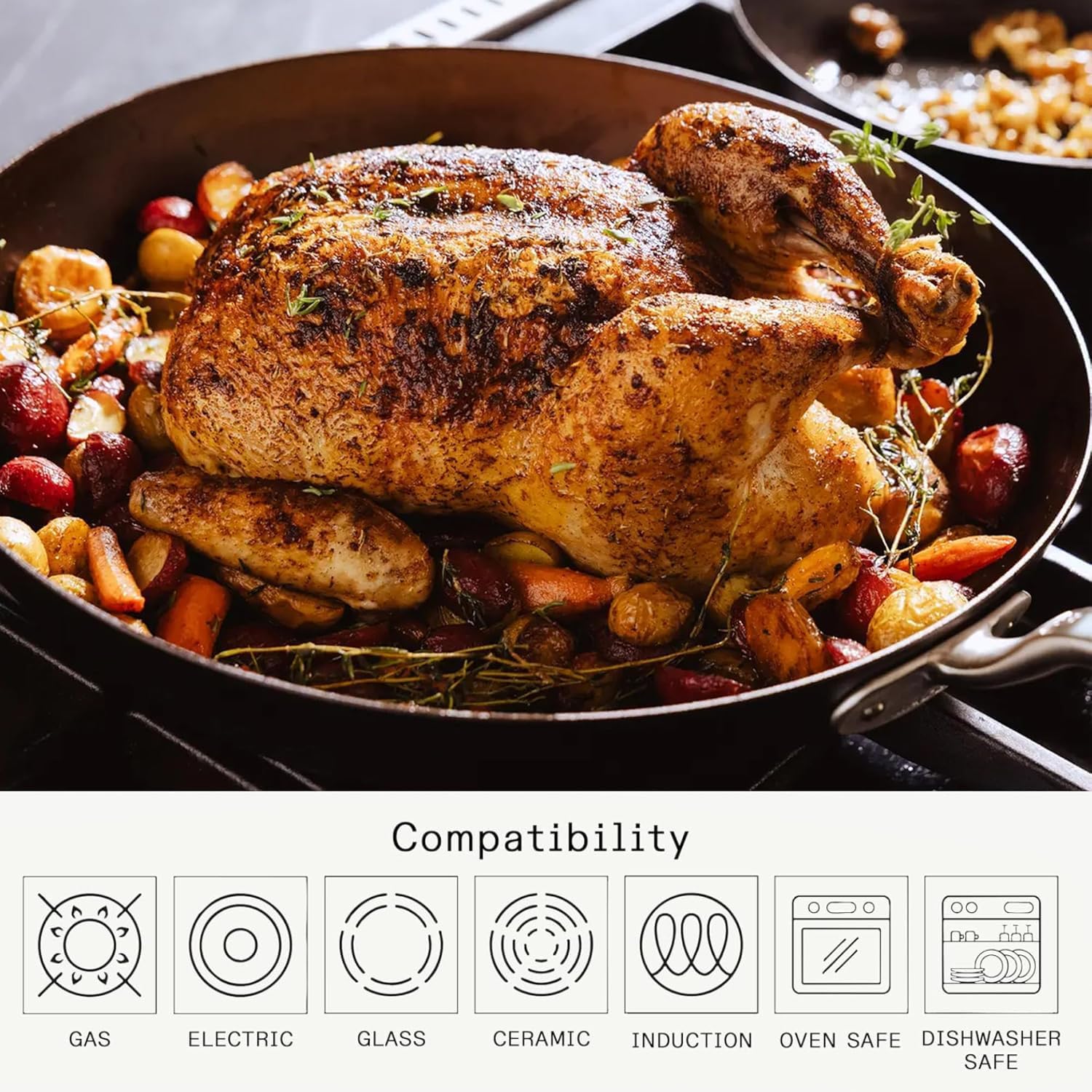 Made In Cookware | 3 Piece (Includes 8",10",12") Seasoned Blue Carbon Steel Frying Pan - (Like Cast Iron, but Better) | Professional Cookware | Crafted in Sweden | Induction Compatible
