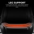 Anda Seat Novis Gaming Chair for Adults - Large Reclining Video Game Chairs, PVC Leather Ergonomic Office Chair, Heavy Duty Back Lumbar Support - Luxury Black Computer Chairs for Home & Work