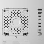 LG 32U990A-S 32-Inch Ultrafine 6K (6144 x 3456) Nano IPS Black Thunderbolt 5 Professional Monitor  60Hz  DisplayHDR 600  Speakers  HDMI 2.1  DisplayPort 2.1  USB-C  Tilt/Height/Pivot Stand  Silver