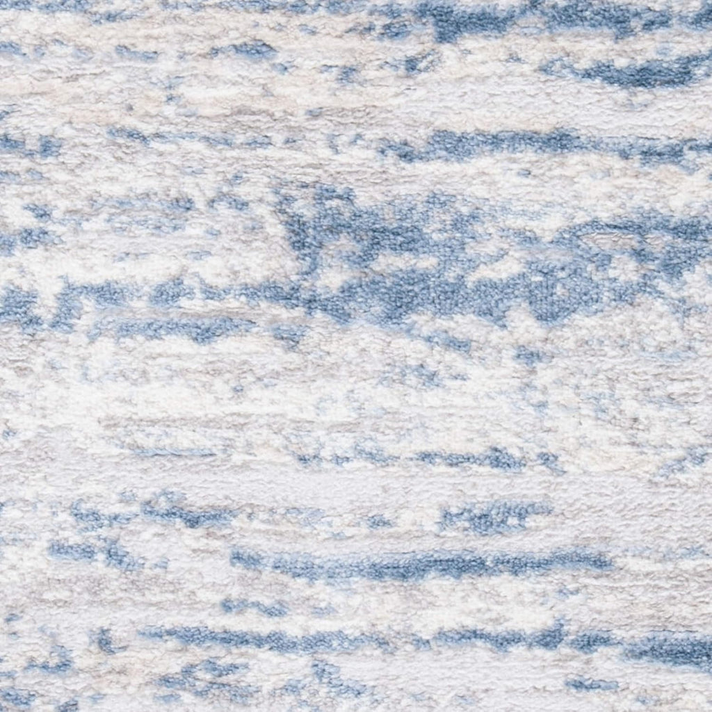 SAFAVIEH Amelia Collection Area Rug - 9' x 12', Ivory & Blue, Modern Abstract Design, Non-Shedding & Easy Care, Ideal for High Traffic Areas in Living Room, Bedroom (ALA768A)