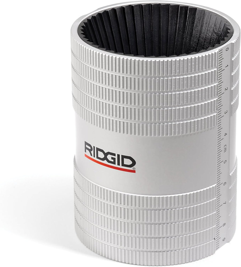 Ridgid 29993 227S Stainless Steel Pipe Reamer Tool, 1/2-inch to 2-inch Inner/Outer Reamer, Chrome, Small