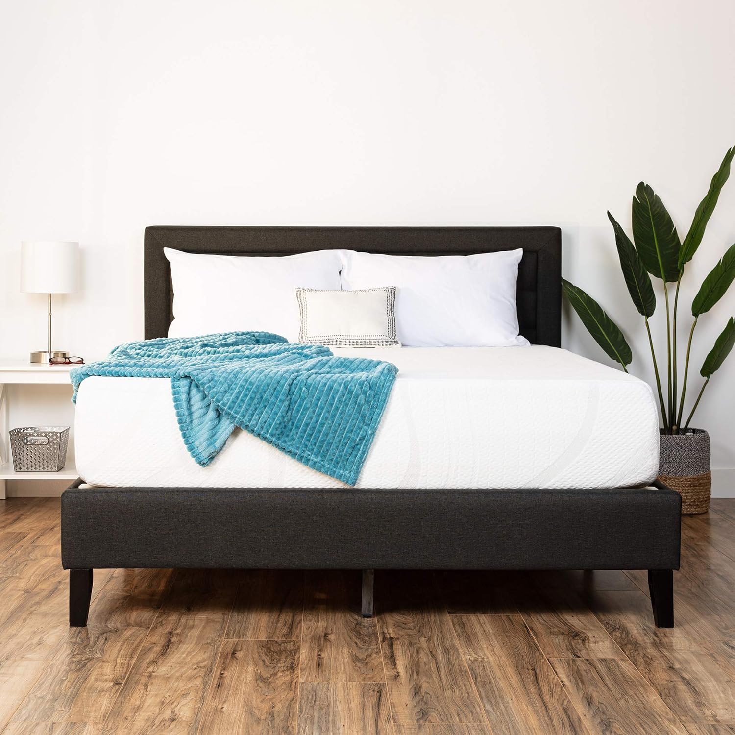 Best Choice Products 12 Inch, Green Tea Charcoal 12 Inch, Green Tea Charcoal Cooling Gel Memory Foam Mattress, Fiberglass Free, 3-Layer, Breathable - King, Medium Plush