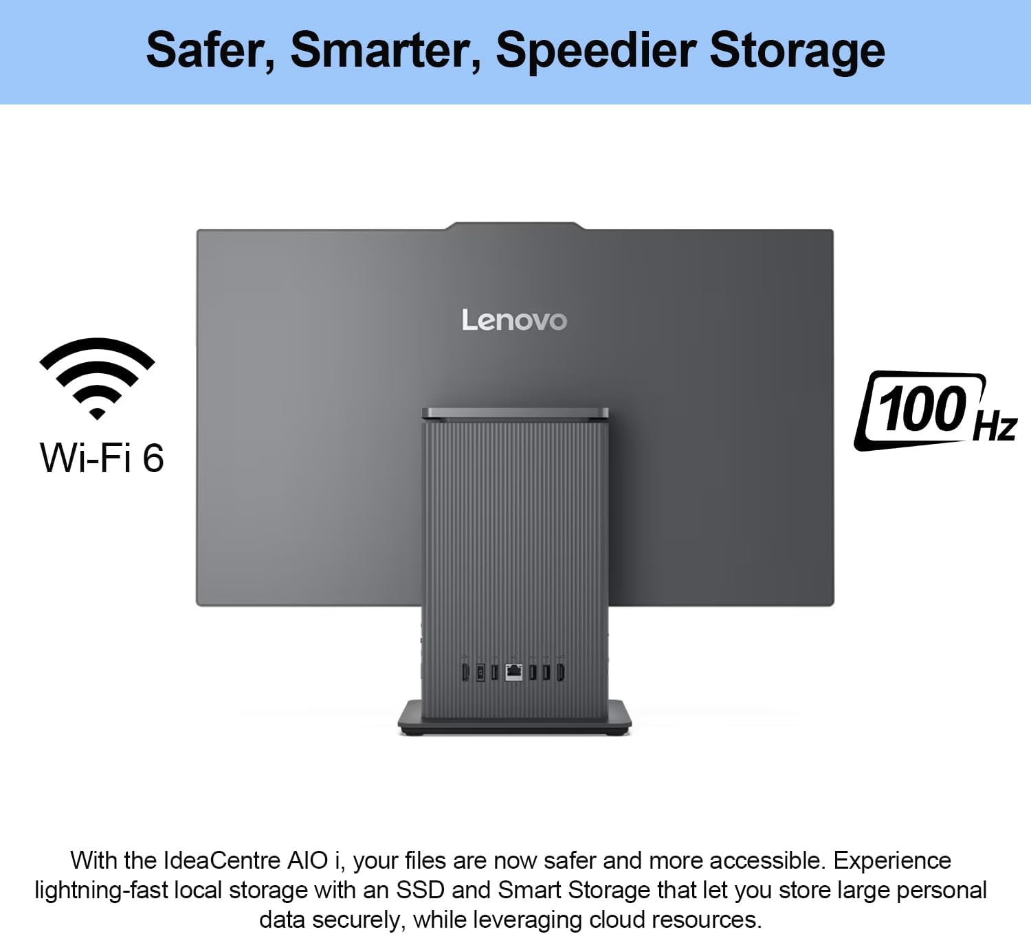 Lenovo 2026 IdeaCentre Business All-in-One  27" FHD Touchscreen 100Hz  Intel Core i5-13420H  32GB DDR5 RAM  1TB SSD  Wireless Charging Base  Wireless KB & Mouse  Wi-Fi 6  Windows 11 Pro  Grey