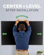 SANUS Height Adjustable Full Motion TV Wall Mount for 42" to 90" TVs - Raise or Lower TV 4" After Install - Maximizes Compatibility with Your Setup - 3 Step DIY w/Smooth Extension, Tilt & Swivel