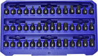 Astro Tools 78142 42pc 1/4" Drive Low Profile Nano Impact Bit Socket Set