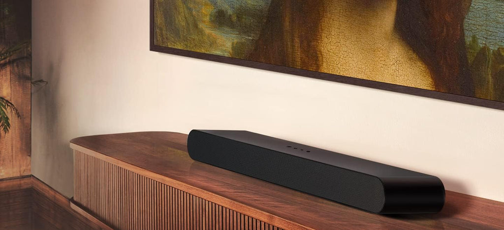 SAMSUNG HW-S50B/ZA 3.0ch All-in-One Soundbar w/Dolby 5.1  DTS Virtual:X  Q Symphony  Built in Center Speaker  Adaptive Sound Lite  Bluetooth Multi Connection  2022 Black