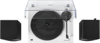 Crosley KT6101-WH Belt-Drive Bluetooth Turntable with Built-in Preamp and Included Speakers  White