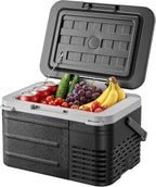EKOJUCE 12 volt Car Refrigerator, 11 Quart (10L) Electric Cooler -4℉~68℉, Portable Car Fridge 12/24V DC & 100-240V AC, Car Freezer for Outdoor, Truck, RV, Camping