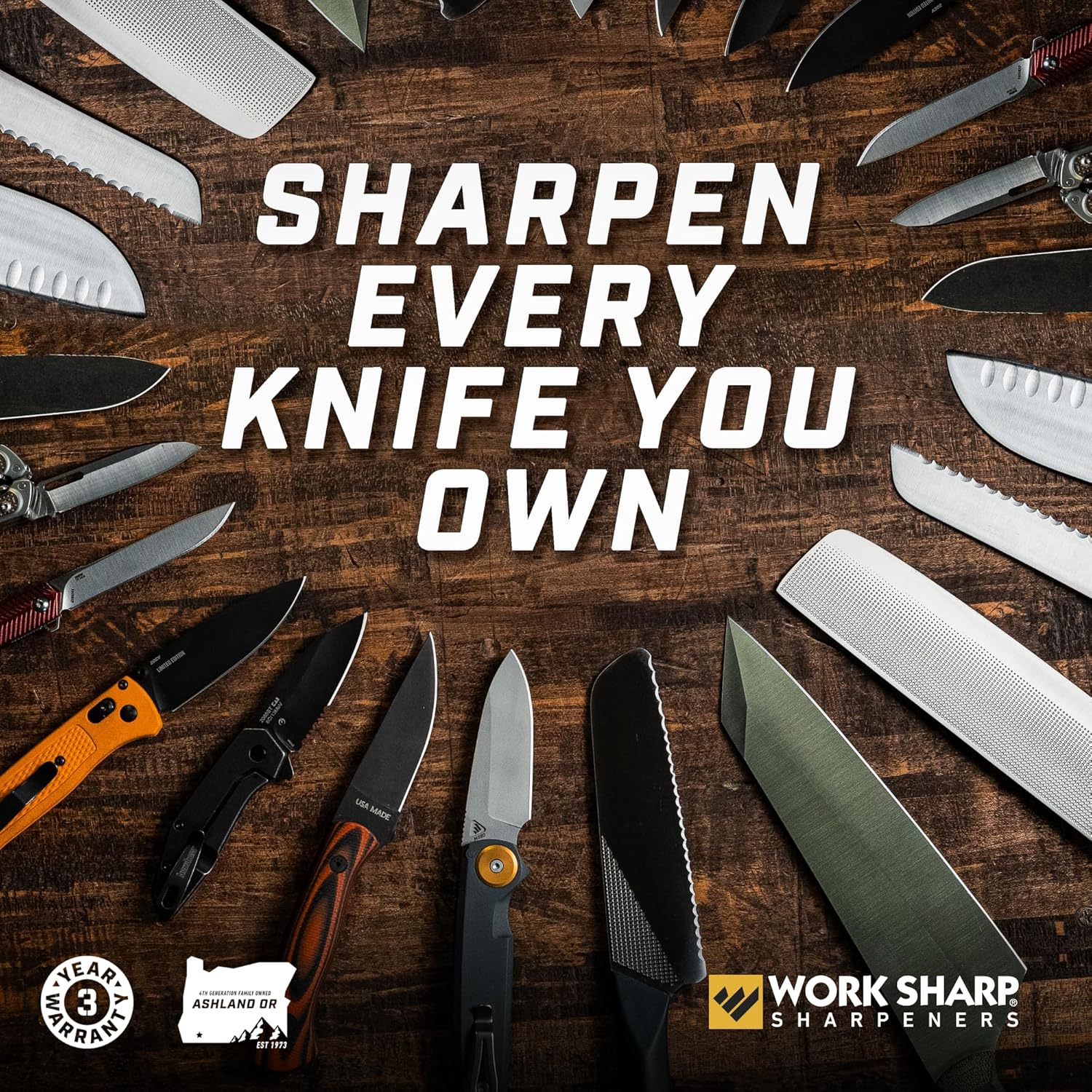 Work Sharp Professional Precision Adjust Elite Set Knife Sharpener value combo bundle with the Guided Field Knife Sharpener