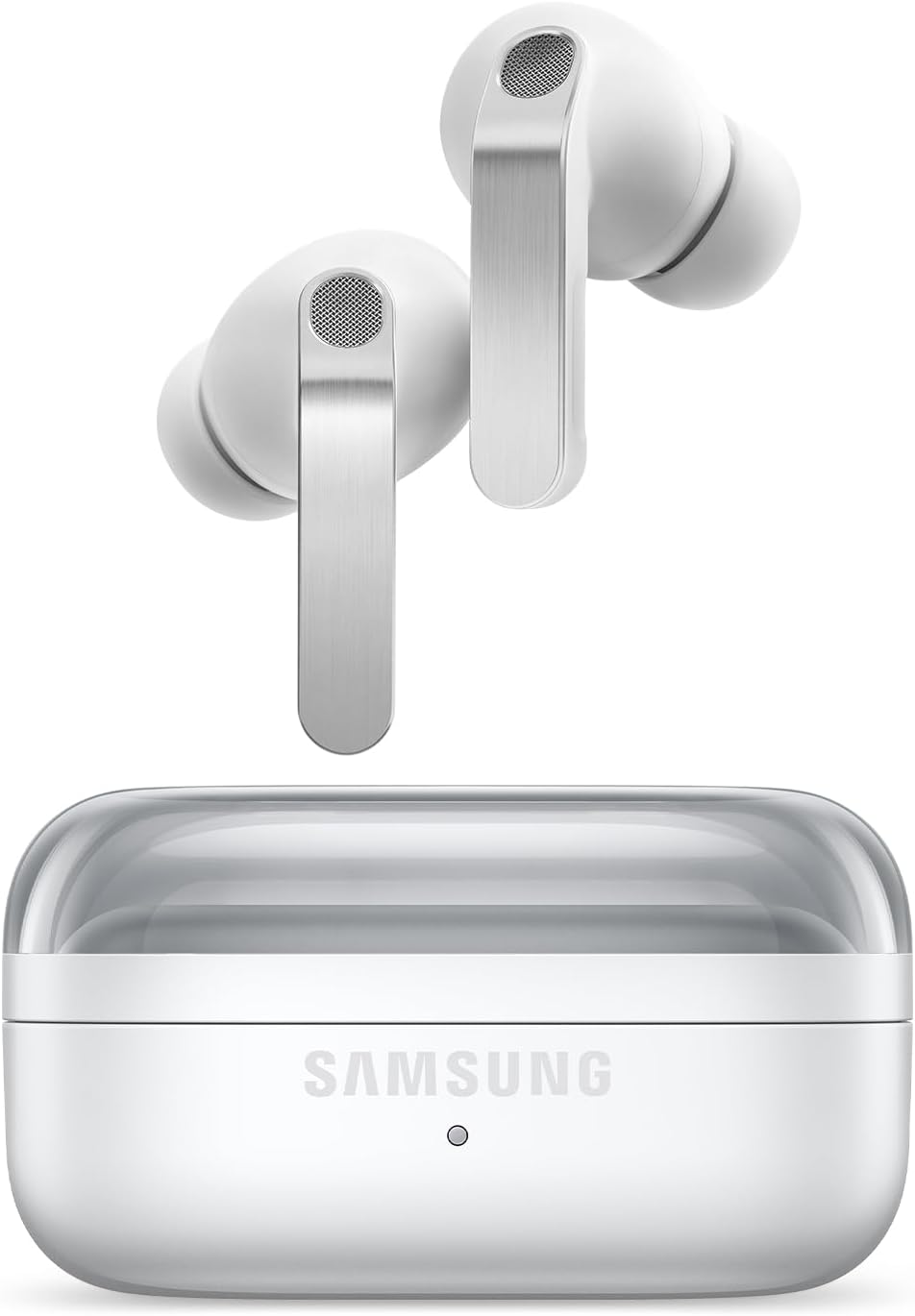 Samsung Galaxy Buds 4 Pro (2026) AI True Wireless Bluetooth Earbuds  Hi-Res Audio  2-Way Speaker  ANC 2.0  Optimized Comfort  IP57  Live Translation  White US Version  2 Yr Warranty