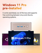 GEEKOM A5 Mini PC with AMD Ryzen 5 7430U  3-Year Coverage  16GB RAM(Upgradable  Not LPDDR)&512GB M.2 NVMe SSD  Windows 11 Pro Desktop Computer Support 8K/Wi-Fi 6/BT 5.2/USB 3.2/SD Slot/6x USB