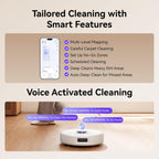 NARWAL Freo X10 Pro Robot Vacuum and Mop Combo, 11,000Pa Suction, DualFlow Tangle-Free System, MopExtend Edge Cleaning, Self-Emptying, Auto Mop Wash & Dry, LiDAR Navigation, for Pet Hair & Hard Floors