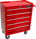 5 Drawers Tool Cart on Wheels, Rolling Tool Chest Tool Storage, Drawers Rolling Tool Trolley Organizer Tool Case for Garage,Warehouse,Workshop,Repair Shop (5 Drawers-Red)