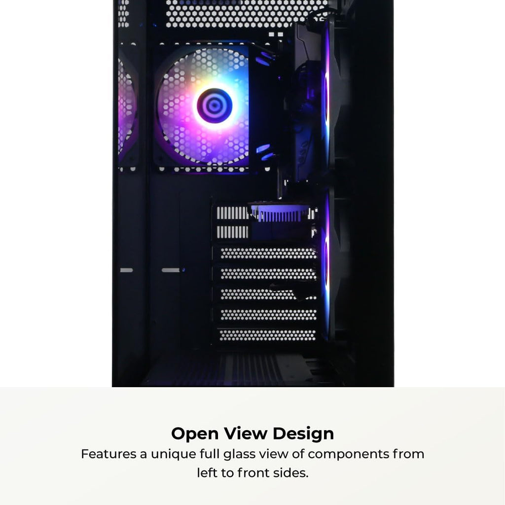 CYBERPOWERPC Gamer Master Gaming PC  AMD Ryzen 5 5500 3.6GHz  Radeon RX 6400 4GB  16GB DDR4  500GB PCIe Gen4 SSD  WiFi Ready & Windows 11 Home (GMA3100A)