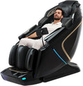 4D Zero Gravity Massage Chair 52" SL-Track Sliding Massages AI Voice Control System LCD Touch Screen 52 Airbags Soft Massage Body Scan and Calfrest Extension Massage Chairs Full Body  Wireless Charger