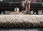 SAFAVIEH Hudson Shag Collection Area Rug - 9' x 12', Beige & Ivory, Moroccan Ogee Trellis Design, Non-Shedding & Easy Care, 2-inch Thick Ideal for High Traffic Areas in Living Room, Bedroom (SGH280S)