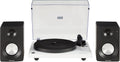 Crosley KT6101-WH Belt-Drive Bluetooth Turntable with Built-in Preamp and Included Speakers  White