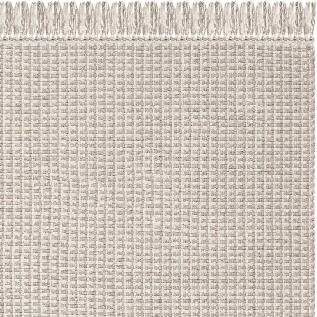 SAFAVIEH Area Rug 8x10 - Montauk Collection - Large - Ivory & Grey, Handmade Flat Weave Cotton, Boho Farmhouse Design, Ideal for Living Room, Bedroom, Office, Dining Space (MTK340A)