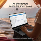 Samsung 16” Galaxy Book5 Pro 360 Copilot+ PC  AI Computer  Intel Core 7 Ultra Processor  3K AMOLED (2880x1800) Touchscreen  S Pen 120Hz  Dolby Atmos  Student Laptop  Lightweight  All-Day Battery Life