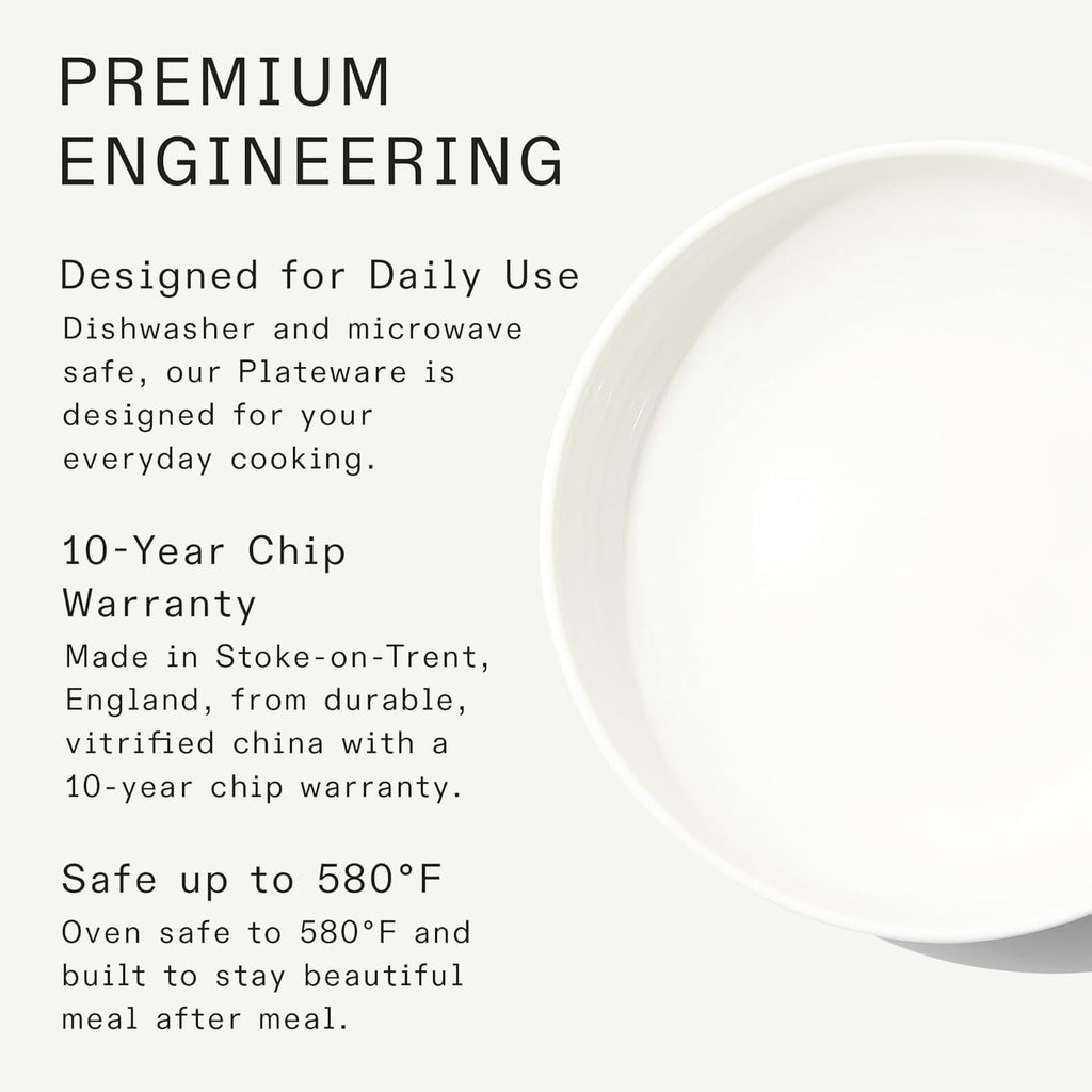 Made In Cookware | Serving Bowl | White | Porcelain | Crafted in England