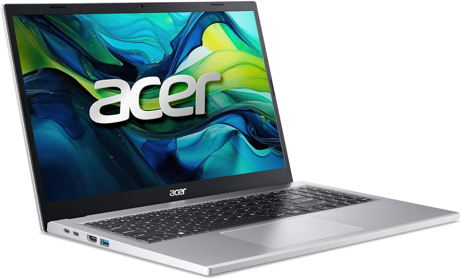 acer Aspire Go 15 AI Ready Laptop | 15.6" FHD IPS Display | AMD Ryzen 3 7320U | AMD Radeon 610M Graphics | 8GB LPDDR5 | 128GB PCIe SSD | Wi-Fi 6 | Windows 11 Home in S Mode | AG15-21P-R5YG