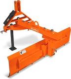60" 6-Way Adjustable Tractor Rear Blade 3-Point Hitch Attachment - 25.6" Offset & ±45° Angle  Cat.1  20-45HP  RB60S
