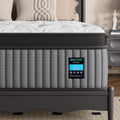 BedStory Extra Firm Queen Mattress 14 Inch, Deep Sleep Hybrid Mattresses 7-Zone Pain Relief - Extra Firm Bed in a Box - Fiberglass Free, CertiPUR-US Certified, 365-Night Trial, 10 Years Warranty