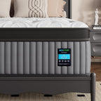 BedStory Extra Firm Queen Mattress 14 Inch, Deep Sleep Hybrid Mattresses 7-Zone Pain Relief - Extra Firm Bed in a Box - Fiberglass Free, CertiPUR-US Certified, 365-Night Trial, 10 Years Warranty