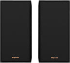 Klipsch Reference R-40PM Powered Bookshelf Speakers - 90-Degree x 90-Degree Tractrix Horn - Linear Travel Suspension - Sleek  Modern Appearance