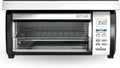 BLACK DECKER SpaceMaker Under Counter Toaster Oven, Digital Controls, Black/Stainless Steel, Fits 9测 Pizza or 4 Slices
