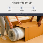 Signature Design by Ashley Full Size Chime 10 Inch Medium Firm Hybrid Mattress with Cooling Gel Memory Foam for Pressure Relief, Fiberglass Free, Mattress In A Box