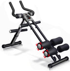 Foldable Ab Workout Machine for Home Gym – Adjustable Core & Waist Trainer for Women, Full Body Abdominal Exercise Equipment with Resistance Bands & LCD Display