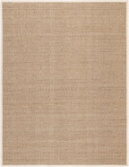 SAFAVIEH Area Rug 9x12 - Natural Fiber Collection - Large - Natural & Ivory, Seagrass, Basketweave Pattern with Border (NF114J)