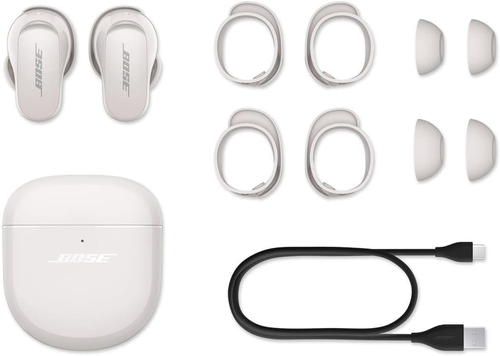 Bose QuietComfort Earbuds II  Wireless  Bluetooth  Proprietary Active Noise Cancelling Technology in-Ear Headphones with Personalized Noise Cancellation & Sound  Soapstone