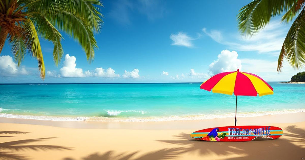 Beach Parrot Aluminum and Composite Indoor and Outdoor Surfboard - 46.5 inches by 9 inches x .25 inches