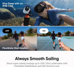 Insta360 GO Ultra Creator Bundle - Small 4K Vlogging Camera  Hands-Free  POV Cam  1/1.28" Sensor  53g Lightweight  156° FOV  200 Min Battery Life  Magnetic Wearable Action Camera for Sports  YouTube