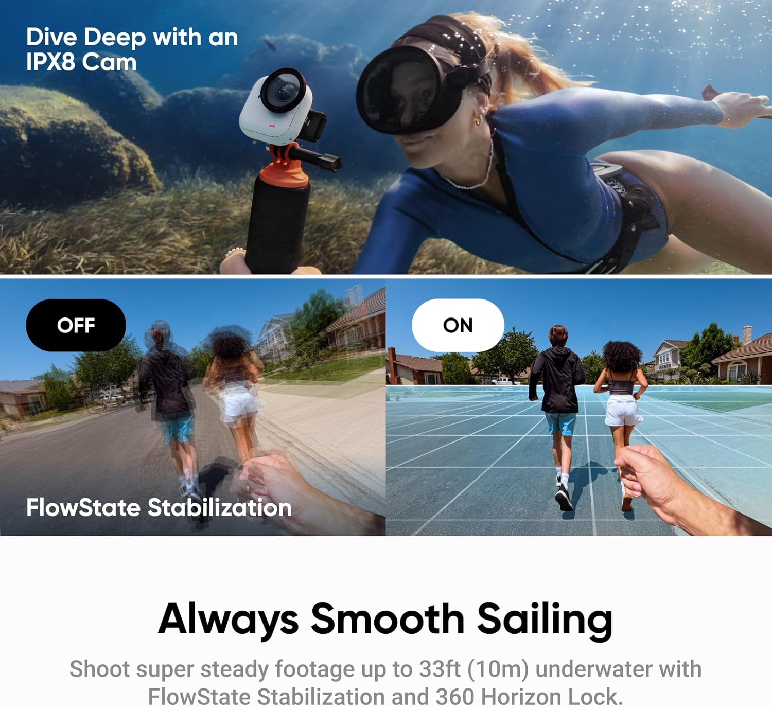 Insta360 GO Ultra Creator Bundle - Small 4K Vlogging Camera  Hands-Free  POV Cam  1/1.28" Sensor  53g Lightweight  156° FOV  200 Min Battery Life  Magnetic Wearable Action Camera for Sports  YouTube
