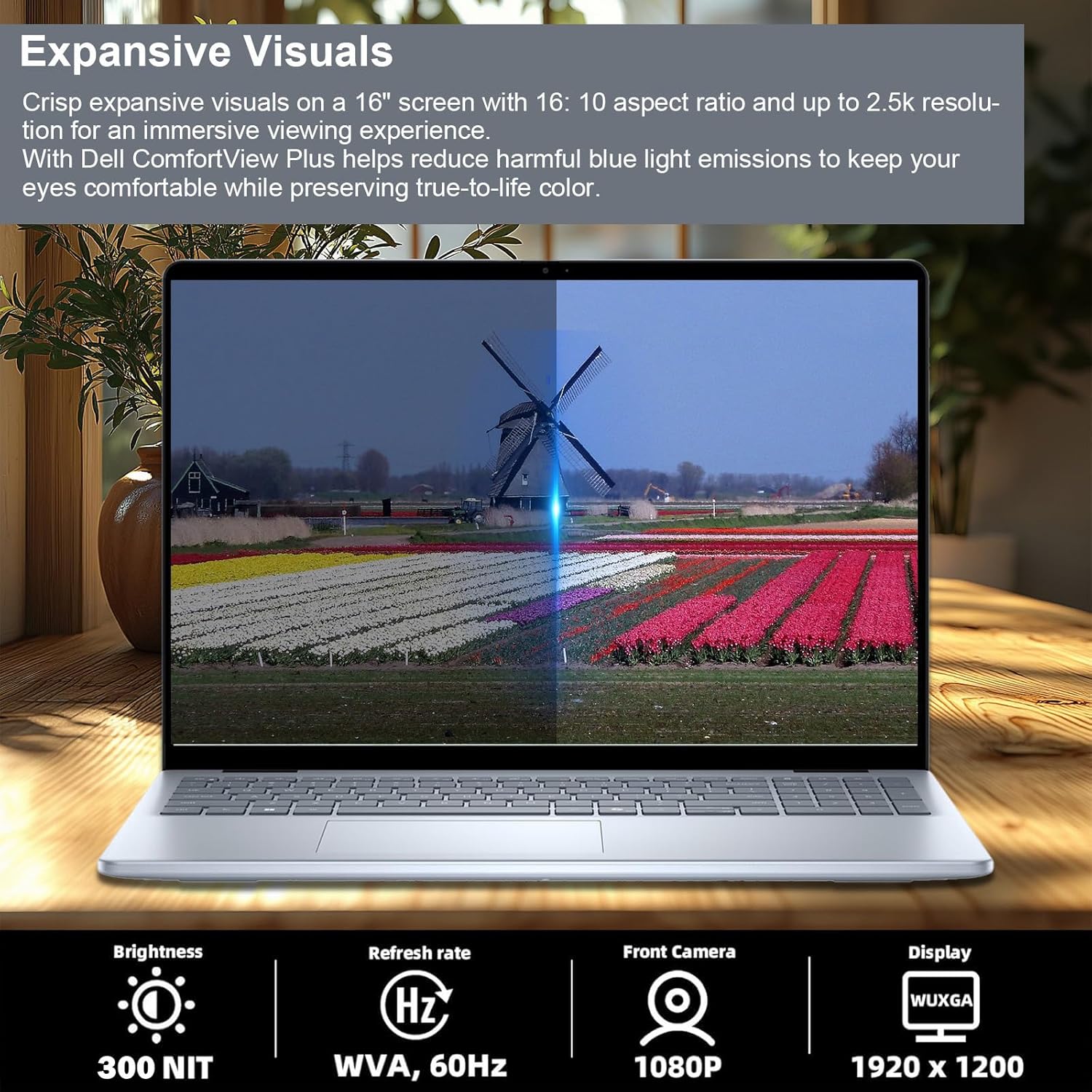 Dell Inspiron 16 Business Laptop 16" 16:10 FHD+ (1920 x 1200) Touchscreen Intel Core 7 150U 64GB DDR5 RAM 4TB SSD Backlit Keyboard WiFi 6E MS Office Lifetime License & Designed Mouse Win11 Pro
