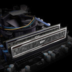 Silicon Power Value Gaming DDR4 RAM 16GB (2x8GB) 3200MHz (PC4 25600) 288-pin CL16 1.35V UDIMM Desktop Memory Module with Heatsink Grey SU016GXLZU320BDAJ5