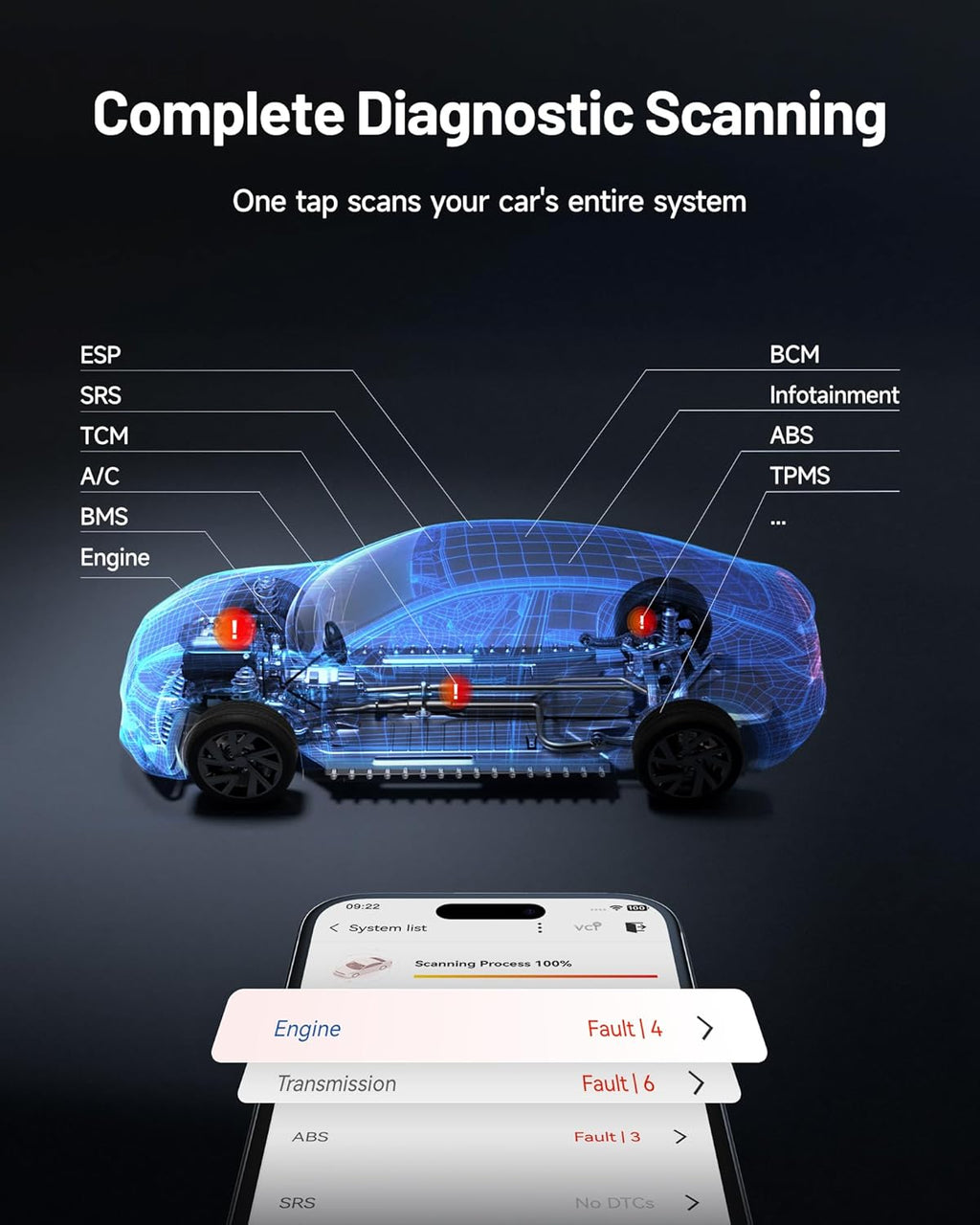 TOPDON TopScan Pro OBD2 Scanner Bluetooth, Bi-Directional Scan Tool for iPhone & Android with All System, 13+ Hot Reset Car Scanner, FCA AutoAuth, CAN-FD, AI Assistant, Upgraded TopScan Code Reader