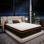 Queen Mattress 12 Inch, Hybrid Mattress Queen Size Bed in a Box, Memory Foam and Individual Pocket Springs, Edge Support, Motion Isolation & Pressure Relief, Medium Firm, 365-Night Trial