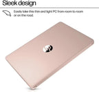 HP 14" LED Business Laptop Computer  32GB RAM 640GB Storage (128GB UFS + 512GB SD Card)  Intel Quad-Core N150  Windows 11 S & 1-Year Microsoft Office 365 Included  PLUSERA Earphones  Rose Gold