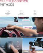 Vantrue E1 Pro 4K Mini Dash Cam Front  STARVIS 2 PlatePix HDR Night Vision Car Camera  Built-in 5G WiFi GPS  1.54'' IPS Screen  Voice Control  24/7 Buffered Parking Mode  Support 1TB Max