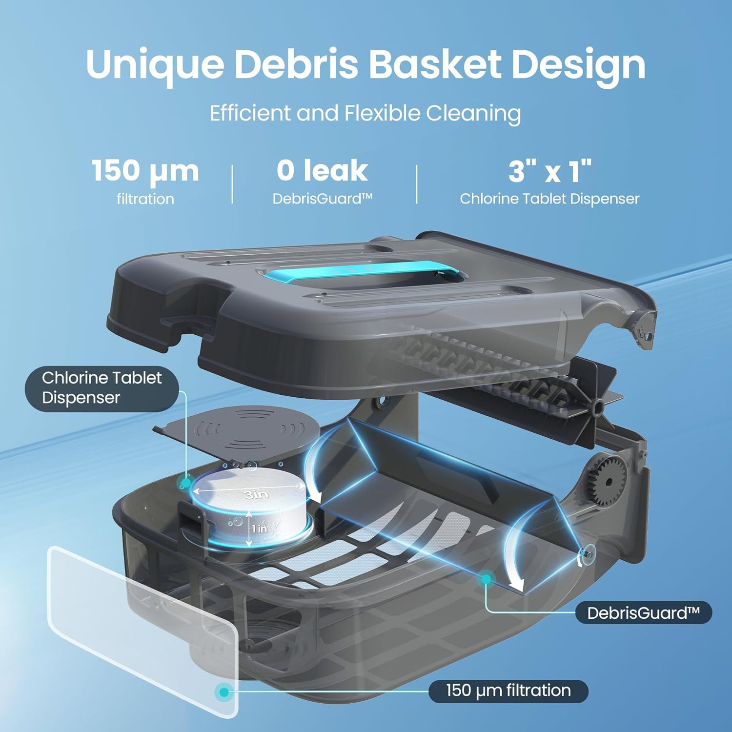 AIPER Surfer S2 Solar Powered Pool Surface Skimmer Robot with APP Support  24/7 Continuous Cleaning  Dual Charging Modes  Smart Obstacle Avoidance  150-um Filtration  OTA Upgrade