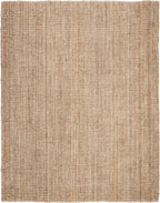 SAFAVIEH Area Rug 9x12 - Natural Fiber Collection - Large - Natural Brown, Handmade Jute, Farmhouse Style, Chunky Textured Thick Pile (NF447A)