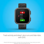 Garmin Bounce™  Kids Smartwatch  Two-Way Text and Voice Messaging  Location Tracking  Black Camo