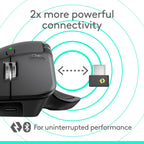 Logitech MX Master 4, Ergonomic Wireless Mouse with Advanced Performance Haptic Feedback, Ultra-Fast Scrolling, USB-C Charging, Bluetooth, Windows, MacOS - Graphite