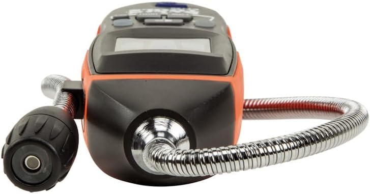 Klein Tools ET120 Gas Leak Detector, Combustible Gas Leak Tester with 18-Inch Gooseneck Has Range 50-10,000 ppm, Includes Pouch, Batteries