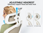 TRALT Office Chair - Ergonomic Office Chair with Back Support, Computer Chair - Home Office Desk Chairs, 330lbs Wide Seat Big and Tall Office Chairs with Headrest, Comfy Desk Chairs (Beige)